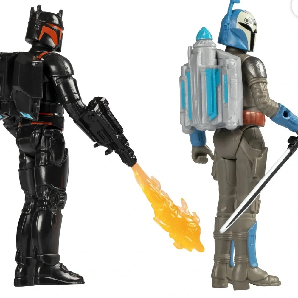 Star Wars Epic Heroes Series Moff Gideon & Bo-Katan Kryze Hasbro/Disney Lot of 2